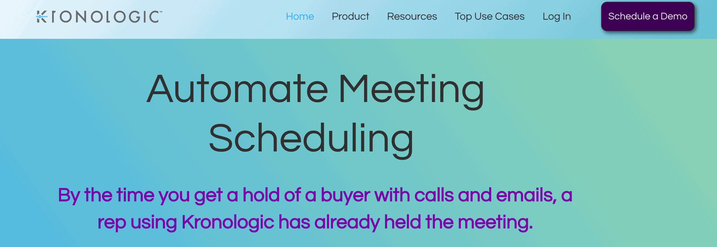 Kronologic homepage