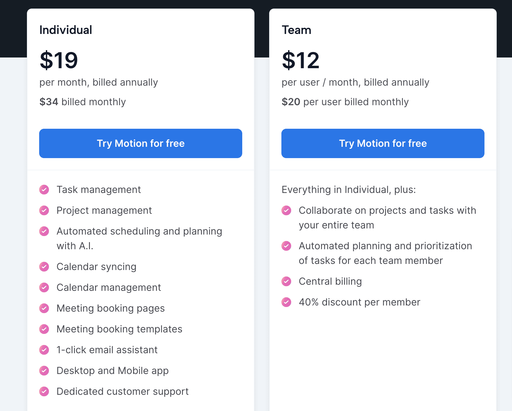 Motion _ Pricing