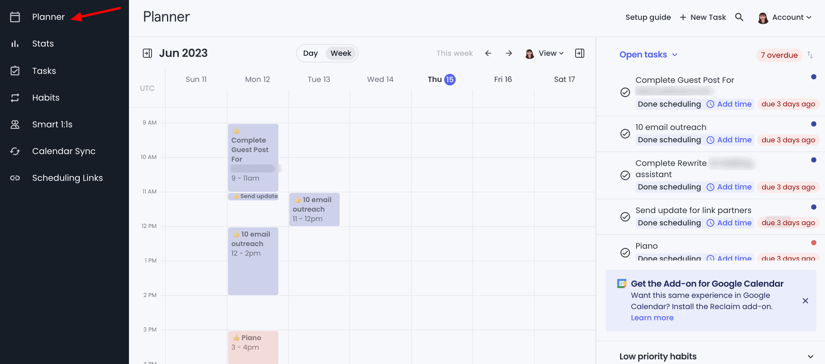 Planner _ Reclaim