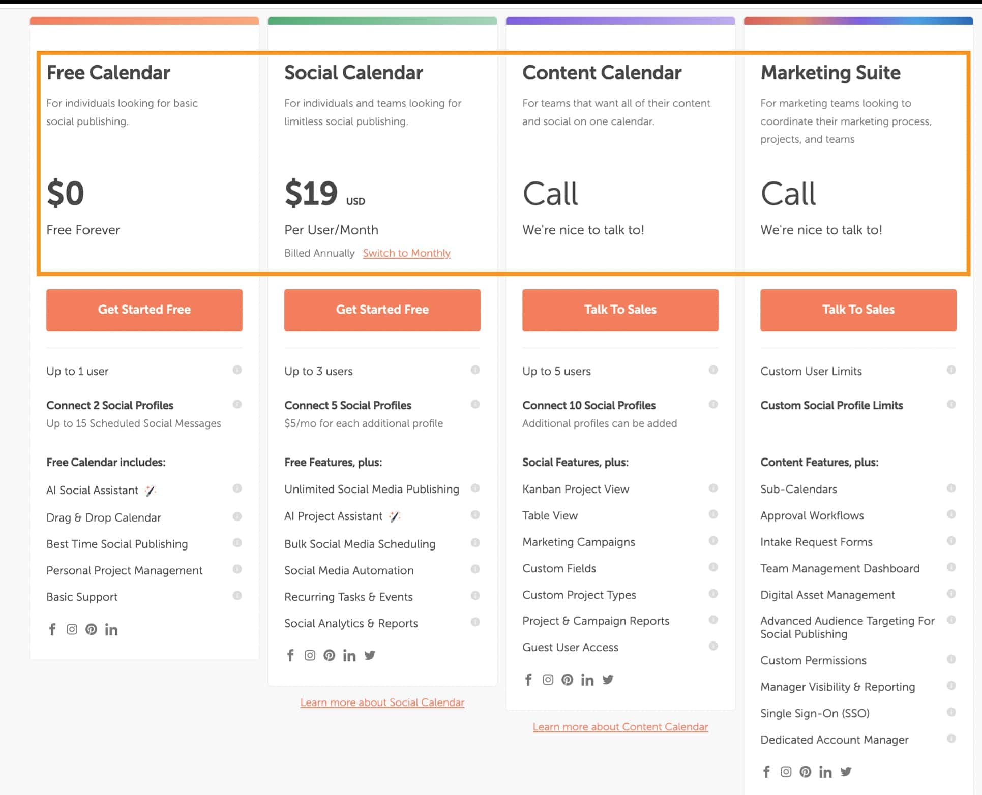 Coschedule pricing 