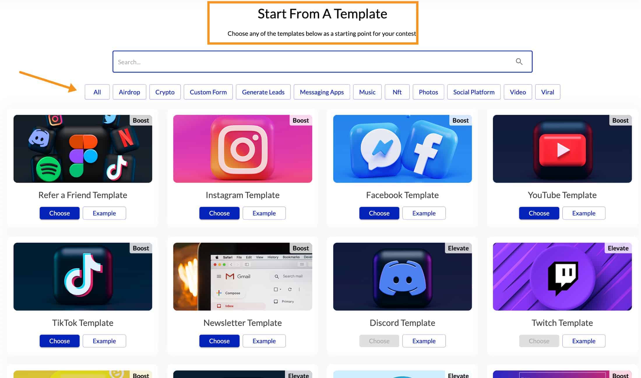 templates in ViralKit 
