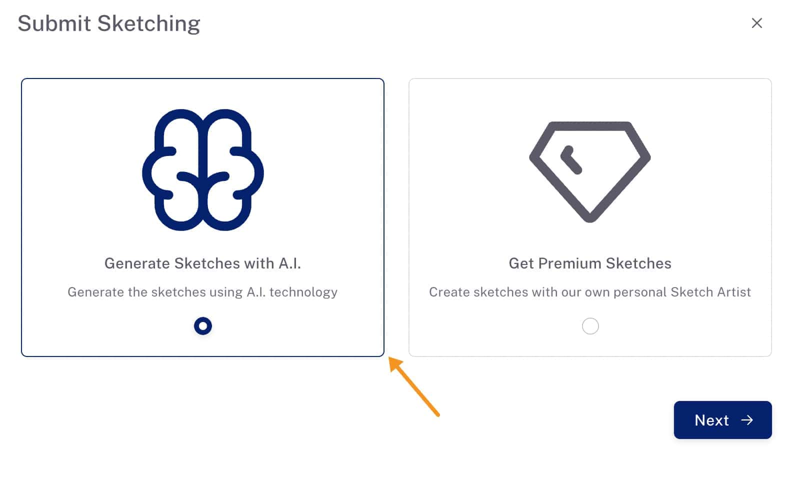 choose the option to let AI create images in Storyboard Hero