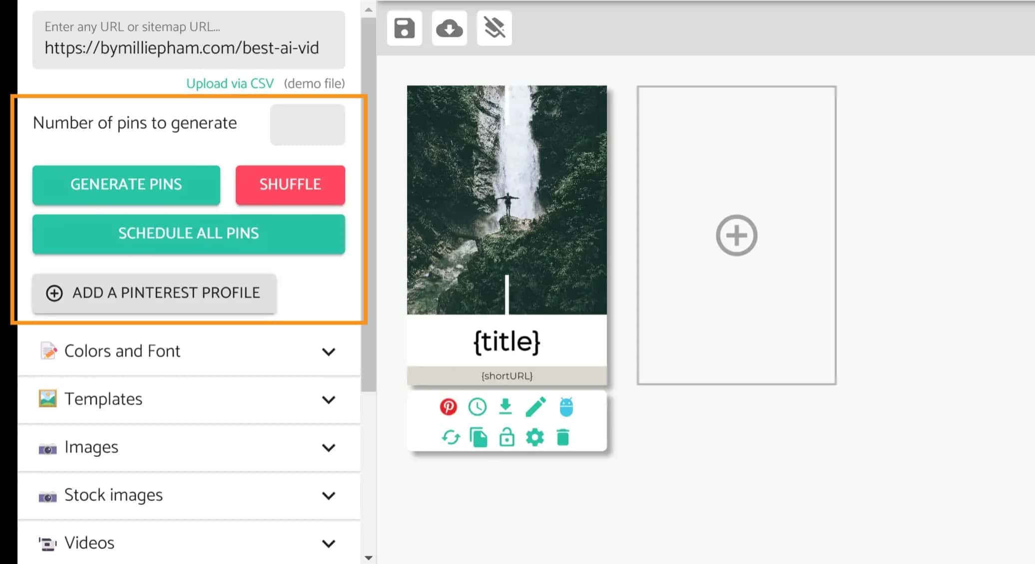 Generate Pinterest Pin with tools Generate Pinterest Pin with tools