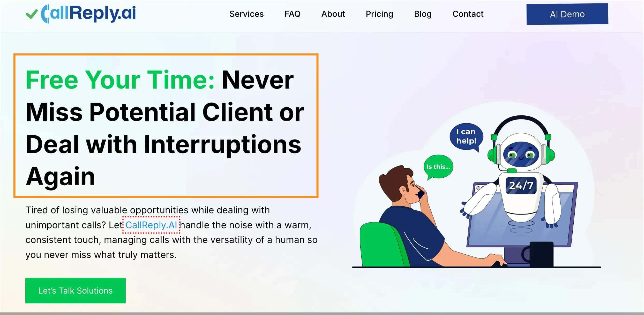 callreply.ai homepage callreply.ai homepage