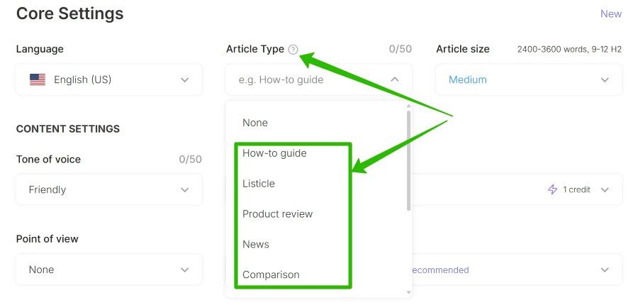 Pick the Right Article Type for Your Content