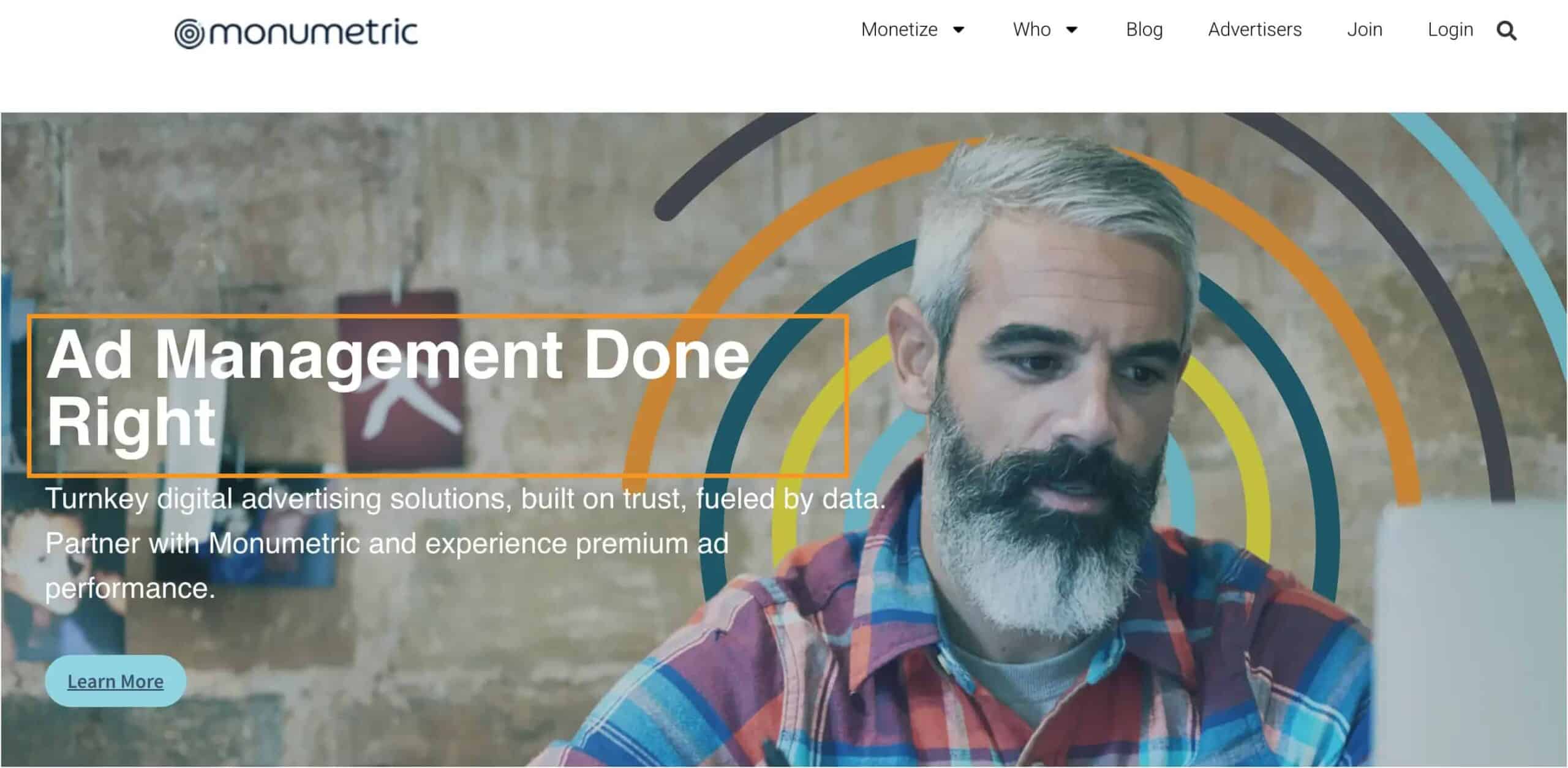 Monumetric homepage Monumetric homepage