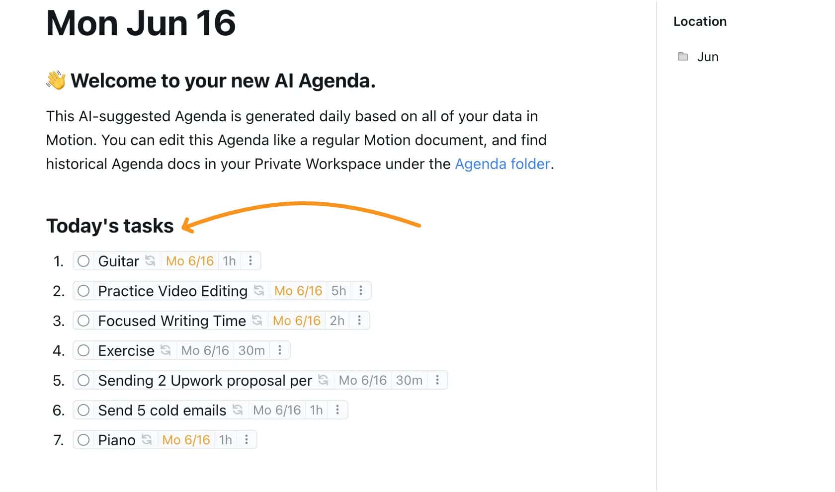Ai agenda Ai agenda