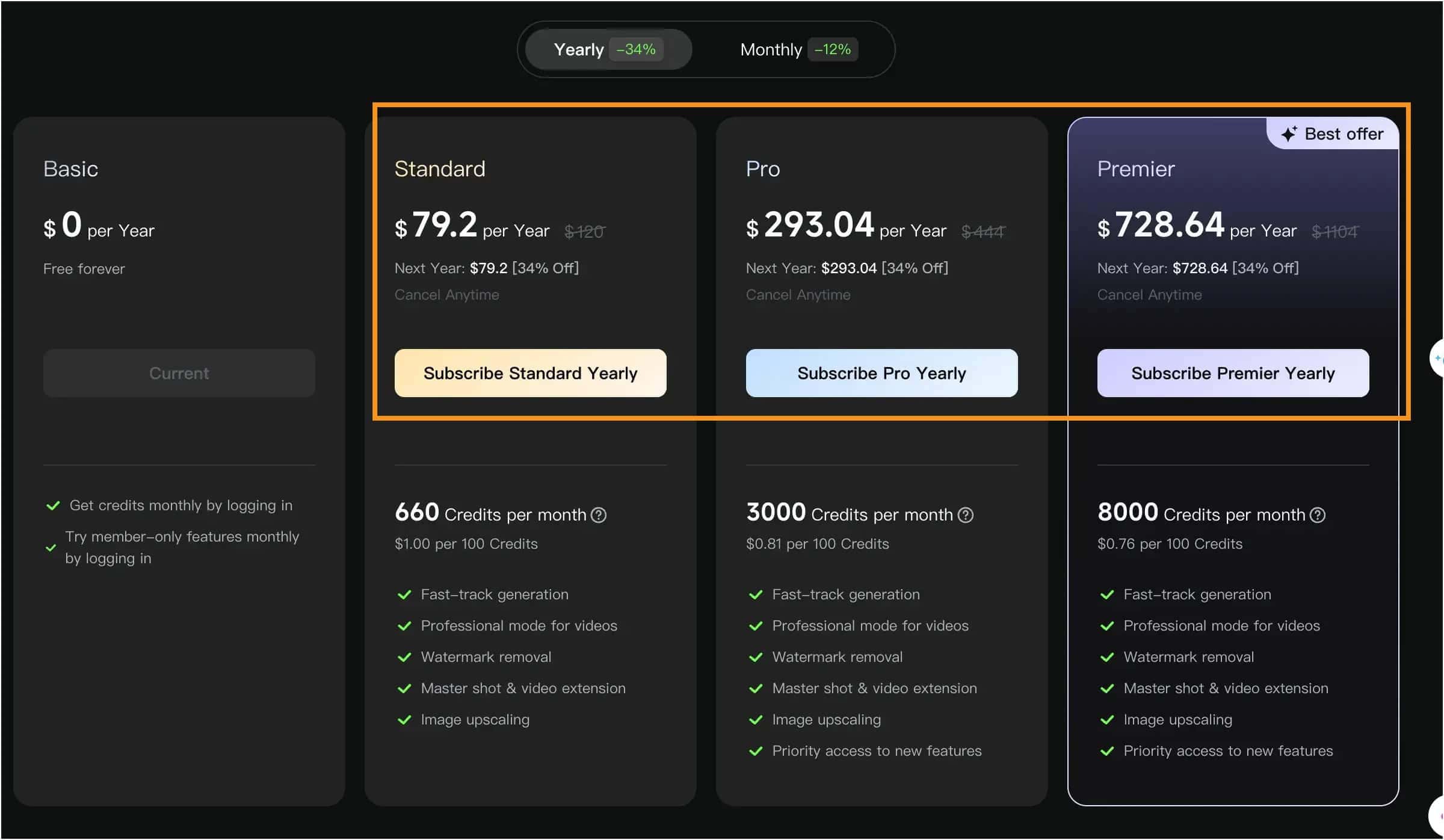 Kling AI pricing Kling AI pricing