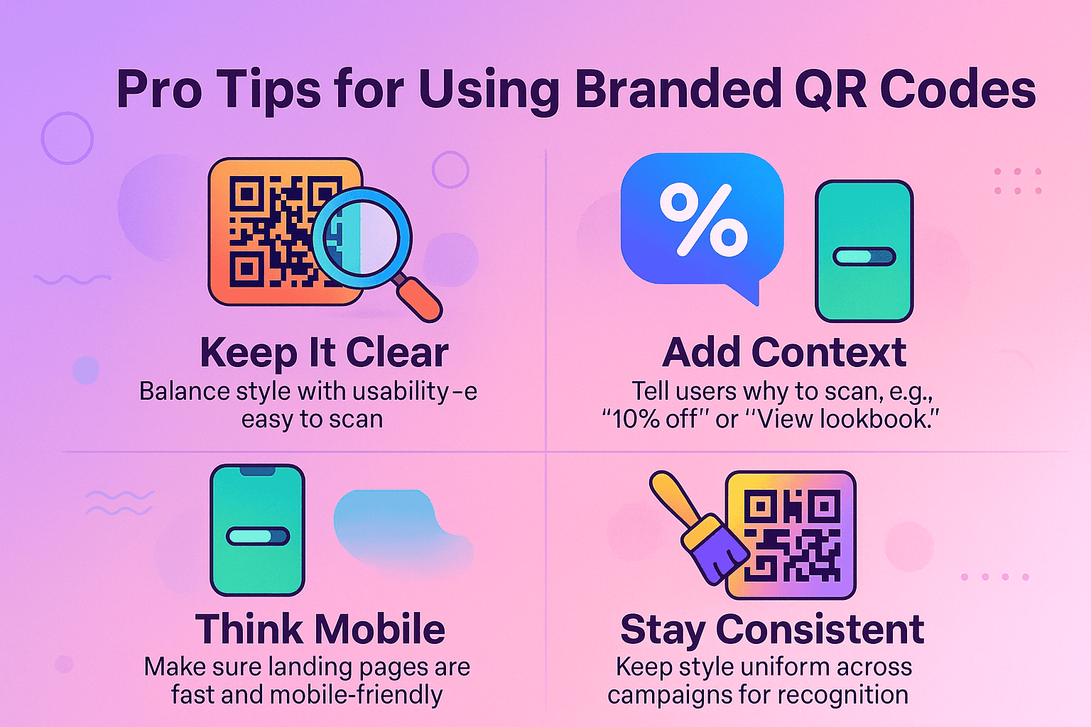 Branded QR Code Tips Branded QR Code Tips