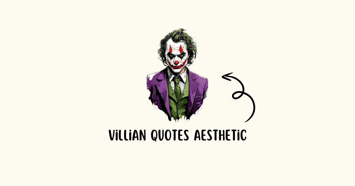 villian quotes aesthetic